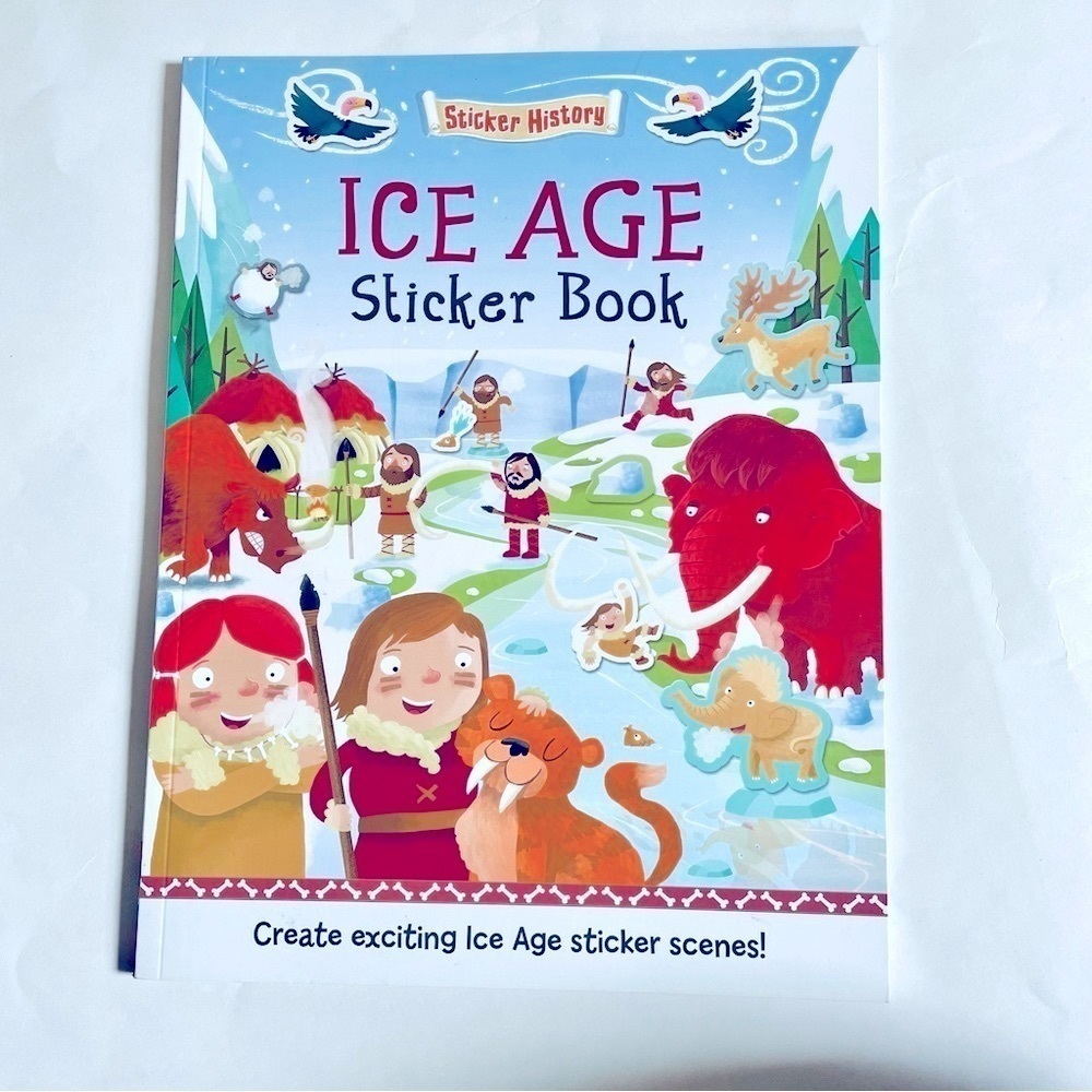 NWT Sticker History Ice Age History Sticker Book